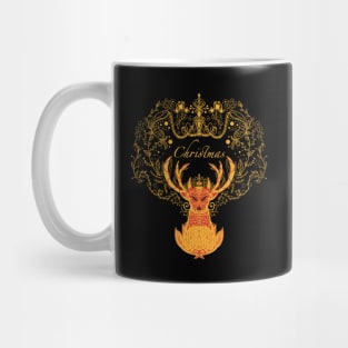 Golden Christmas Mug